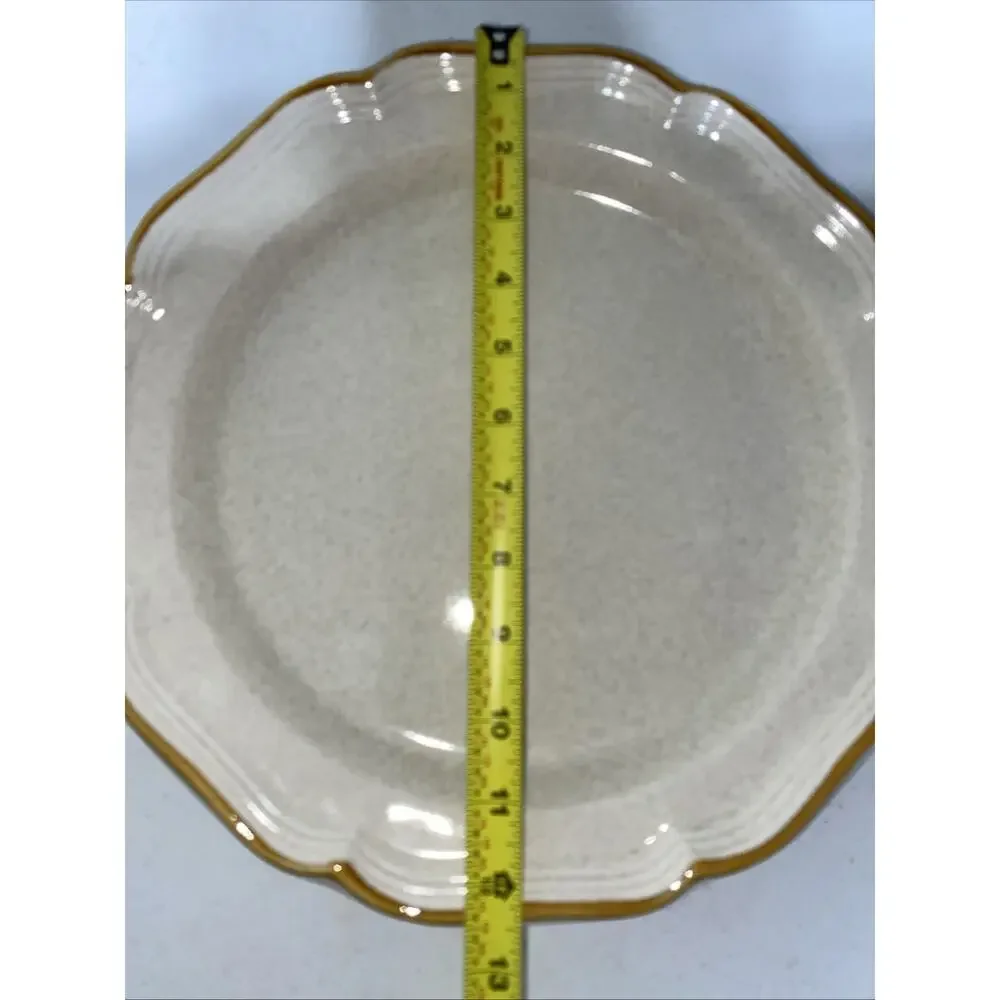 Mikasa Garden Club 12.5” Serving Dish Chop Platter Plate Oven‎ Safe Japan EC400